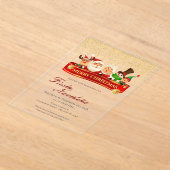 Invitation à la fête de Noël (Poser)