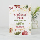 Invitation à la fête de Noël (Debout devant)