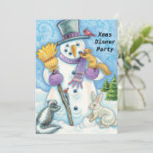 Invitation à la fête de Noël 2 (Debout devant)