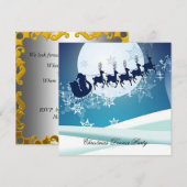 Invitation à la fête de Noël 3 (Devant / Derrière)