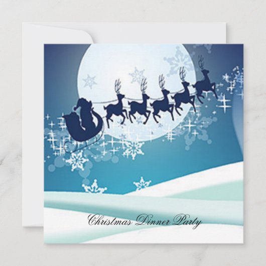 Invitation à la fête de Noël 3 (Devant)