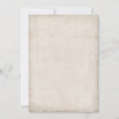 Invitation à la fête de Noël à l'ancienne (Dos)