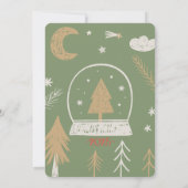 Invitation à la fête de Noël artisanale (Dos)