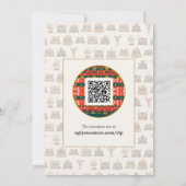 Invitation à la fête de Noël au pull moche (Dos)