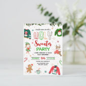 Invitation à la fête de Noël au pull moche, Noël (Debout devant)