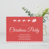 Invitation à la fête de Noël australienne Kangouro (Debout devant)