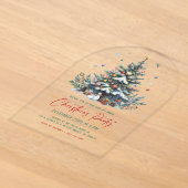 Invitation à la fête de Noël autour de l'arbre de (Poser)