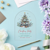Invitation à la fête de Noël autour de l'arbre de (Insitu (Mariage))