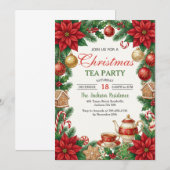 Invitation à la fête de Noël autour d'un thé de No (Devant / Derrière)