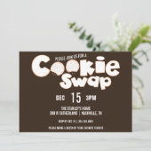 Invitation à la fête de Noël Cookie Swap (Debout devant)