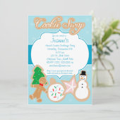 Invitation à la fête de Noël Cookie Swap (Debout devant)