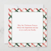 Invitation à la fête de Noël de la maison du Père  (Dos)