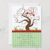 Invitation à la fête de Noël de l'arbre à chanter (Devant)