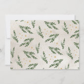 Invitation à la fête de Noël de l'arbre de pin (Dos)