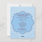 Invitation à la fête de Noël de l'éléphant blanc (Dos)