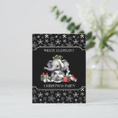 Invitation à la fête de Noël de l'éléphant blanc (Debout devant)