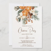 Invitation à la fête de Noël de l'entreprise (Devant)