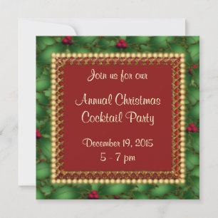 Invitation à la fête de Noël de l'entreprise