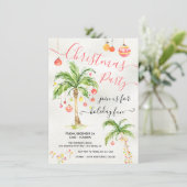 Invitation à la fête de Noël de l'île de la plage  (Debout devant)