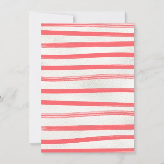 Invitation à la fête de Noël de l'île de la plage (Dos)