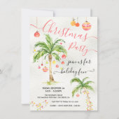 Invitation à la fête de Noël de l'île de la plage  (Devant)