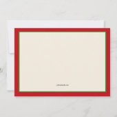 Invitation à la fête de Noël de l'oncle Sam (Dos)