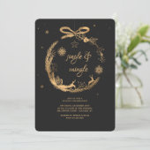 Invitation à la fête de Noël de l'or (Debout devant)