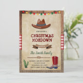 Invitation à la fête de Noël de l'Ouest (Debout devant)