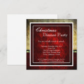 Invitation à la fête de Noël de Noël de Noël (Devant / Derrière)