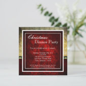 Invitation à la fête de Noël de Noël de Noël (Debout devant)