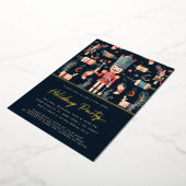 Invitation à la fête de Noël de Noisette rouge et  (Rotation)