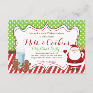 Invitation à la fête de Noël de Père Noël