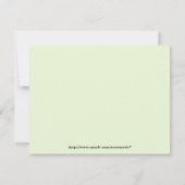 Invitation à la fête de Noël de père Noël (Dos)