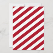 Invitation à la fête de Noël de Santa (Dos)