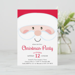Invitation à la fête de Noël de Santa Company