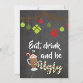 Invitation à la fête de Noël de Tacky Ugly Sweater (Devant)