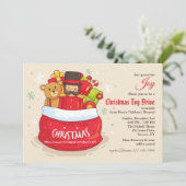 Invitation à la fête de Noël de Toy Drive (Debout devant)