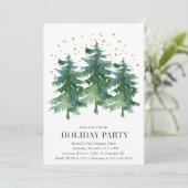 Invitation à la fête de Noël de Winter Forest Comp (Debout devant)