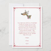 Invitation à la fête de Noël des émirs (Dos)