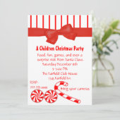 Invitation à la fête de Noël des enfants (Debout devant)