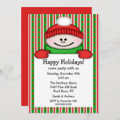 Invitation à la fête de Noël des enfants de Snowma (Devant / Derrière)