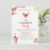 Invitation à la fête de Noël des filles (Debout devant)