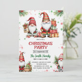 Invitation à la fête de Noël des gnomes (Debout devant)