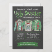 Invitation à la fête de Noël des plus affreuses (Devant)