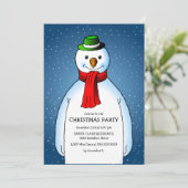 Invitation à la fête de Noël des Snowmans (Debout devant)