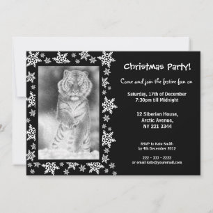 Invitation à la fête de Noël des Tigres de Sibérie