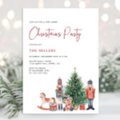 Invitation à la fête de Noël d'hiver de vacances