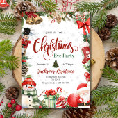 Invitation à la fête de Noël, dîner de la veille d