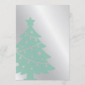 Invitation à la fête de Noël, dîner de Noël (Dos)