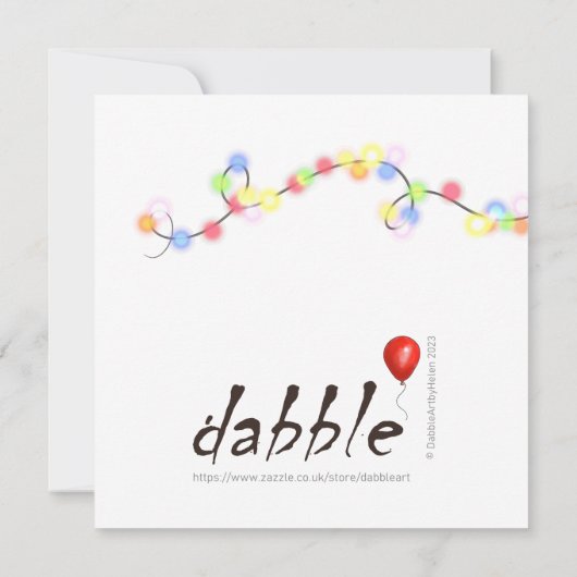 Invitation à la fête de Noël, Dingue (Dos)